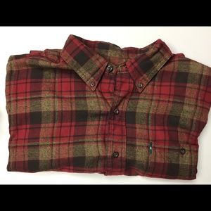 GH Bass & CO plaid flannel shirt